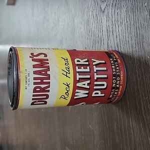 Vintage Durham water putty can